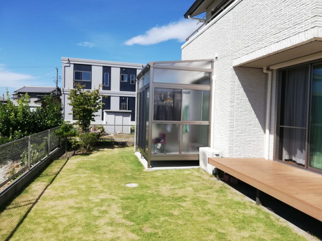 三協立山アルミ　晴れもよう設置