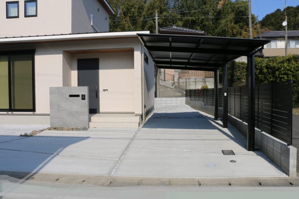 コンクリート空間にデザイン性