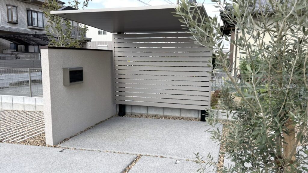 自転車置き場・サイドスクリーン仕様