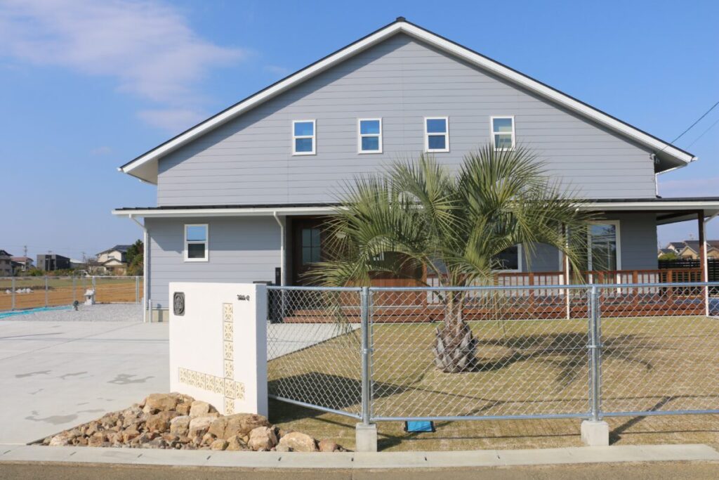 お洒落アメリカンで開放的なお庭